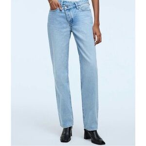 Madewell Low-Slung Straight Jeans Sevilla Wash Size 28 Button Fly